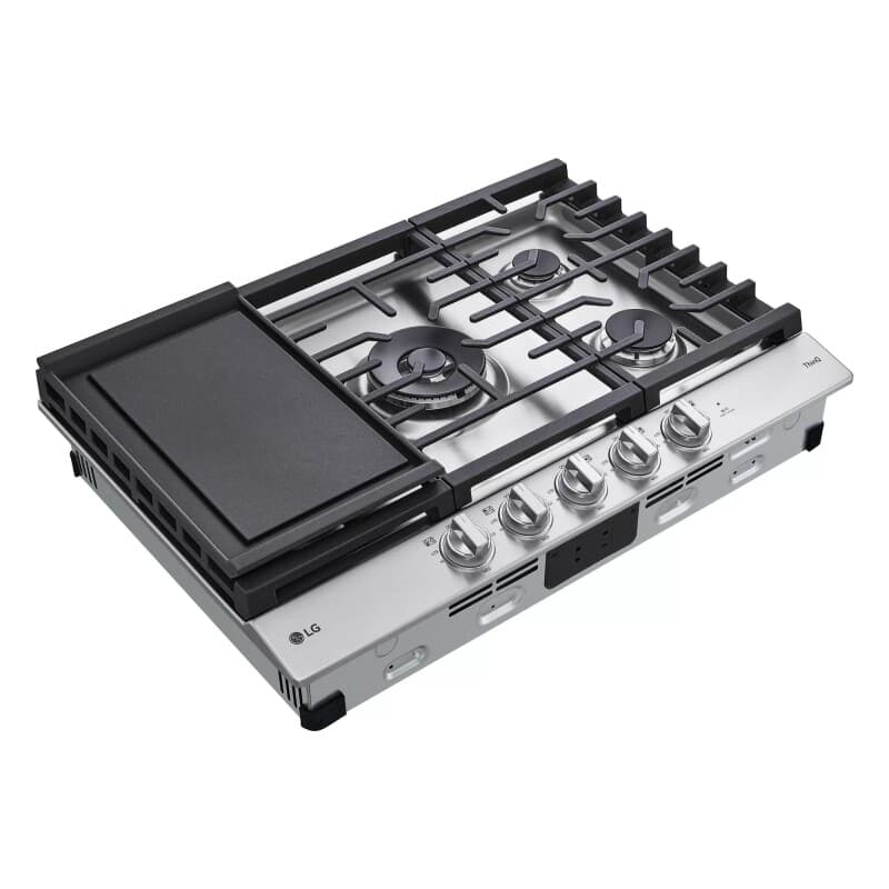 30 Inch Smart Gas Cooktop With Ultraheat™ 22k Btu Dual Burner And Led Knobs view 4