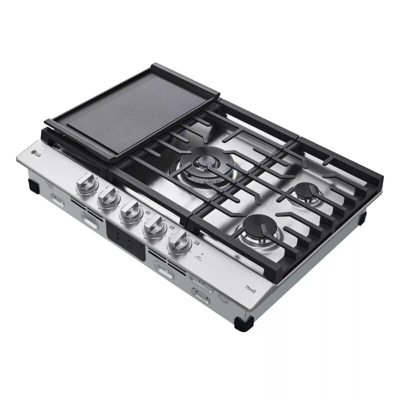 30 Inch Smart Gas Cooktop With Ultraheat™ 22k Btu Dual Burner And Led Knobs view 5