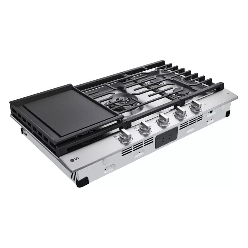 36” Smart Gas Cooktop With Ultraheat™ 22k Btu Dual Burner And Led Knobs view 3