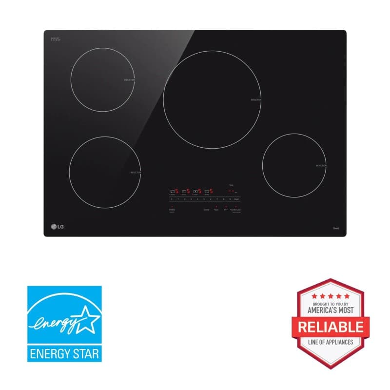 30 Inch Smart Induction Cooktop With Ultraheat™ 4.3kw Element