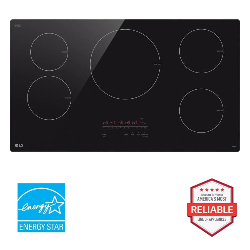 36 Inch Smart Induction Cooktop With Ultraheat™ 4.3kw Element