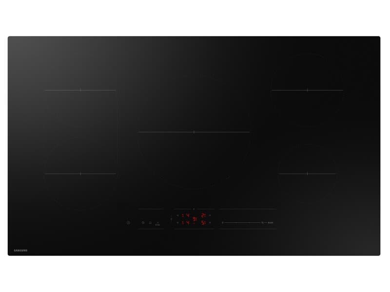 36" Induction Cooktop with Anti-Scratch Glass & Sync Burners in Black