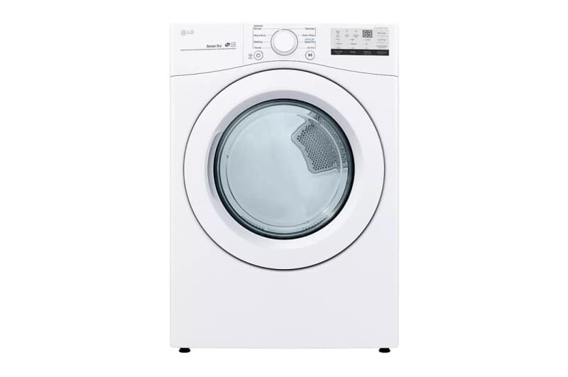 7.4 Cu. Ft. Large Capacity Electric Dryer - White