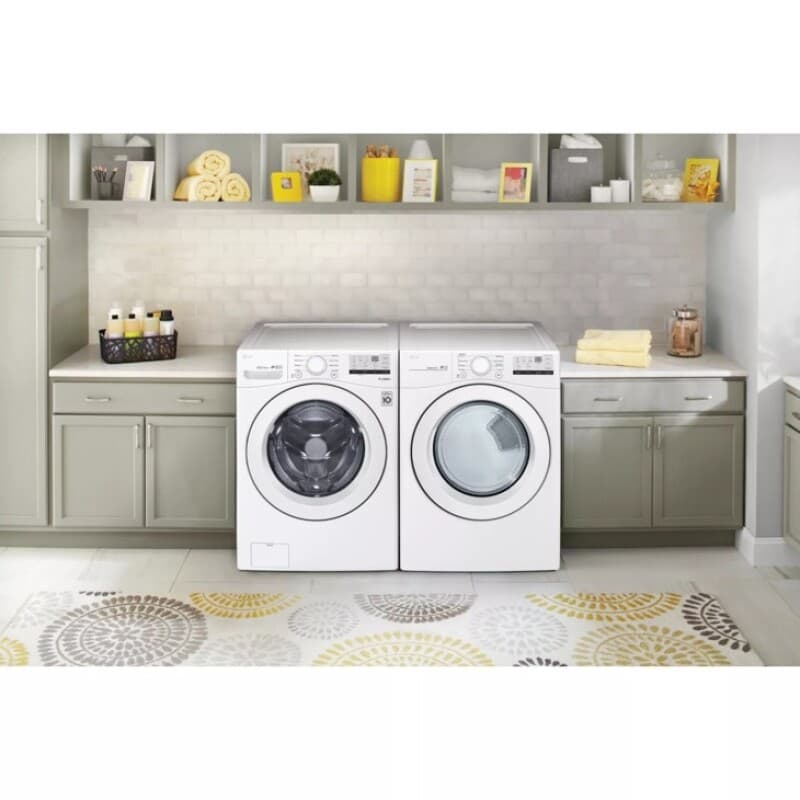 7.4 Cu. Ft. Large Capacity Electric Dryer - White view 8