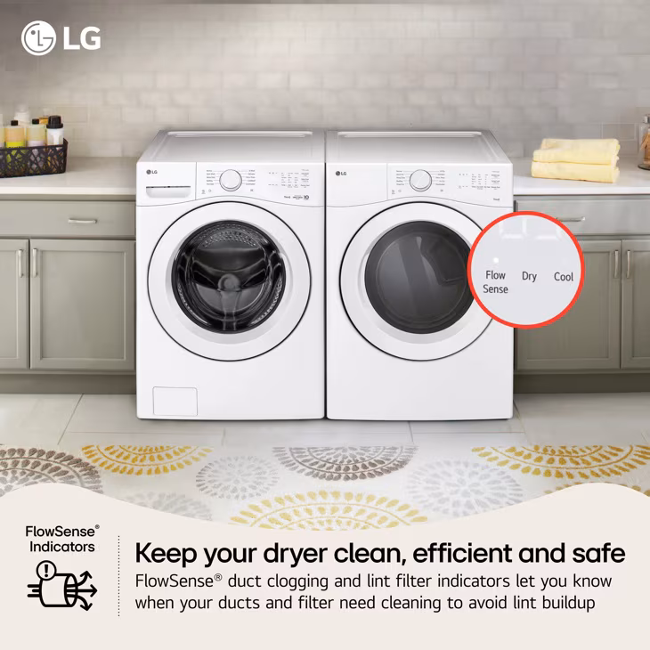 7.4 Cu. Ft. Ultra Large Capacity Smart Front Load Electric Dryer view 6