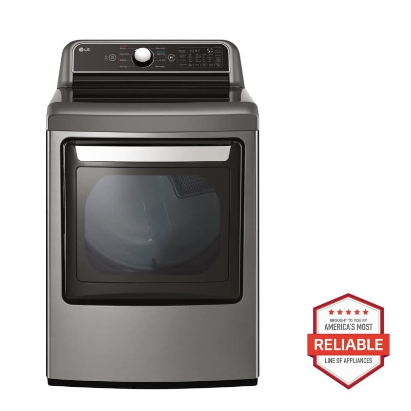 7.3 Cu. Ft. Ultra Large Capacity Smart Wi-fi Enabled Rear Control Electric Dryer With Easyload™ Door