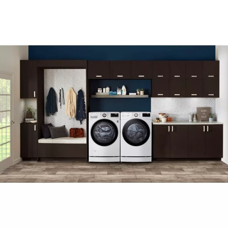 7.4 Cu. Ft. Large Capacity Front Load Gas Dryer - White view 6