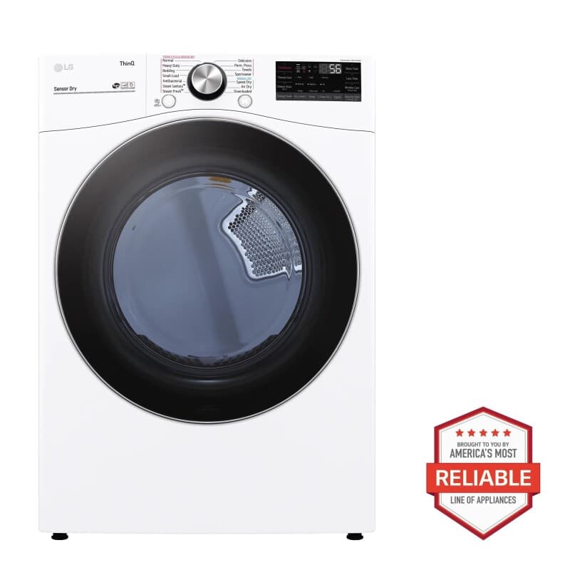 7.4 Cu. Ft. Ultra Large Capacity Smart Wi-fi Enabled Front Load Gas Dryer With Turbosteam™ And Built-in Intelligence