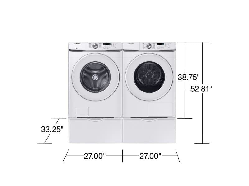 Front Load Ventless Heat Pump DryerVentless Hybrid Heat Pump | Wi-Fi | 7.5 cu.ft. – White view 5