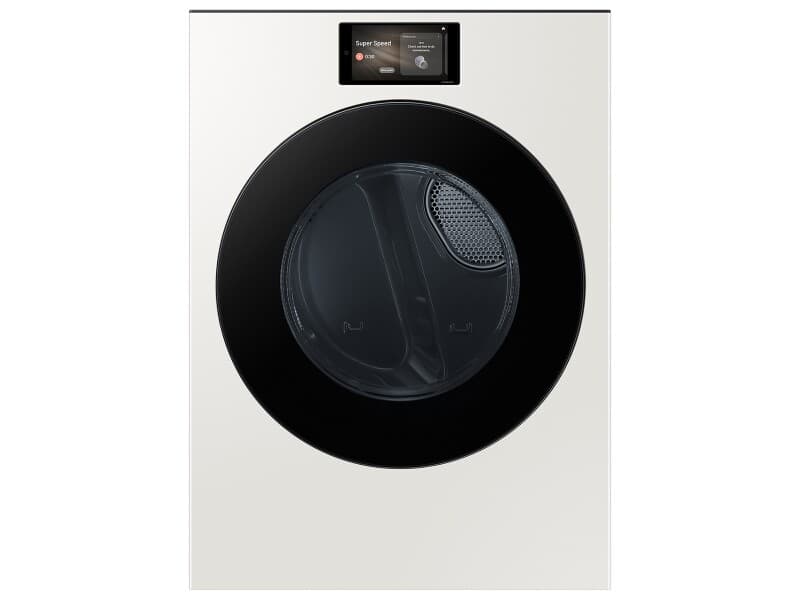 Bespoke AI 7.6 cu. ft. Ultra Capacity Front Load Dryer with AI Home & AI Optimal Dry – Ivory