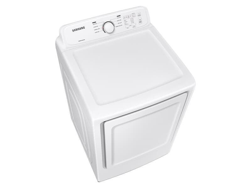 7.2 cu. ft. Electric Dryer with Sensor Dry and 8 Drying Cycles in White view 10