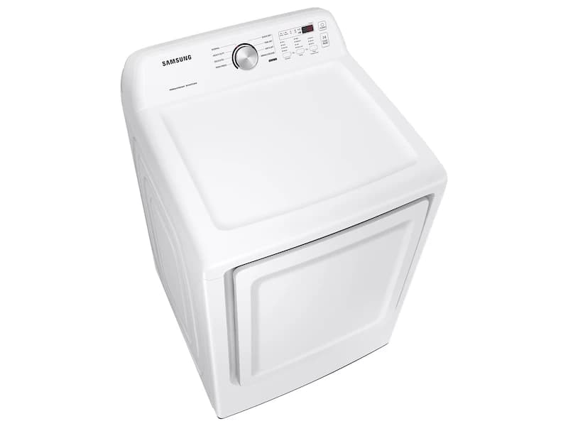 7.2 cu. ft. Electric Dryer with Sensor Dry in White view 4