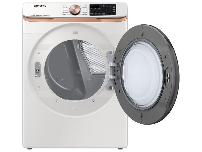 7.5 cu. ft. Smart Electric Dryer with Steam Sanitize+ and Sensor Dry in Ivory view 5