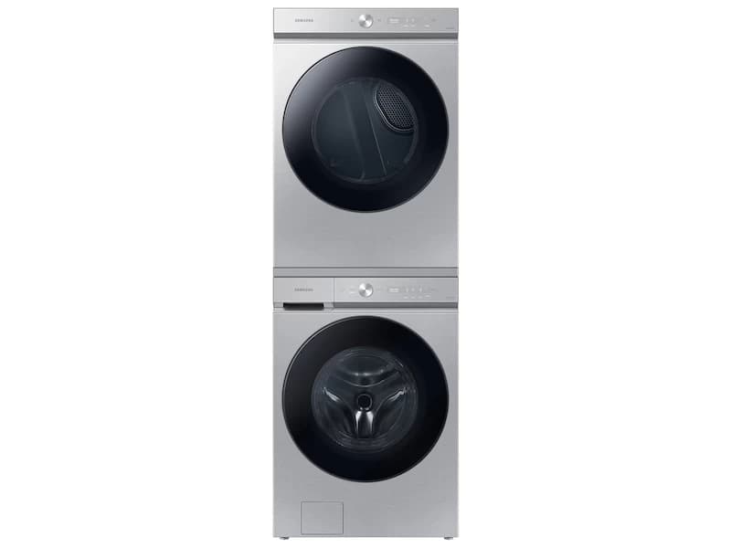 Bespoke 7.6 cu. ft. Ultra Capacity Electric Dryer with Super Speed Dry and AI Smart Dial in Silver Steel view 8