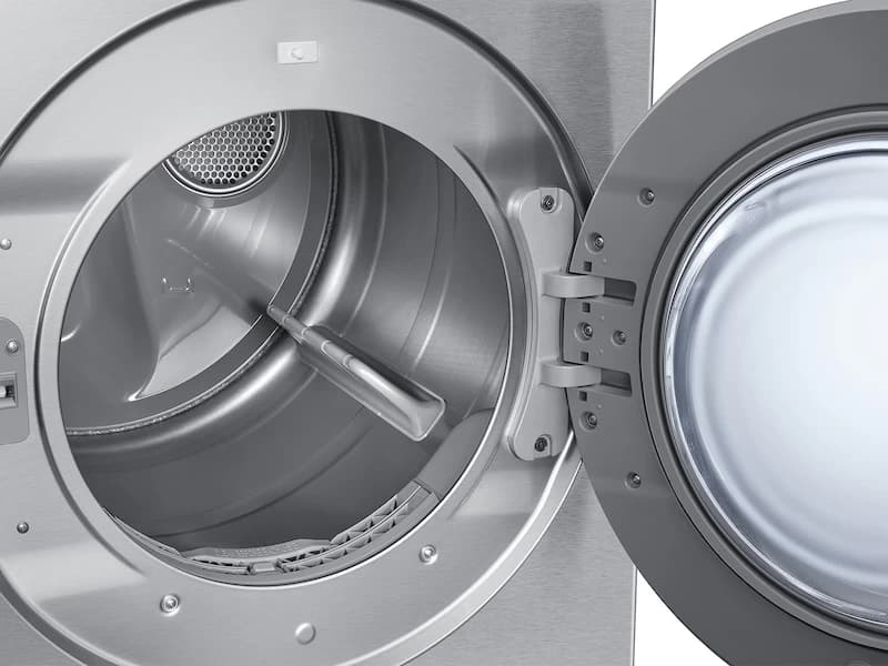 Bespoke 7.6 cu. ft. Ultra Capacity Electric Dryer with Super Speed Dry and AI Smart Dial in Silver Steel view 5