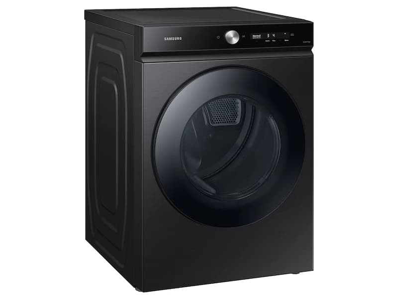Bespoke 7.6 cu. ft. Ultra Capacity Electric Dryer with Super Speed Dry and AI Powered Smart Dial – Brushed Black view 2