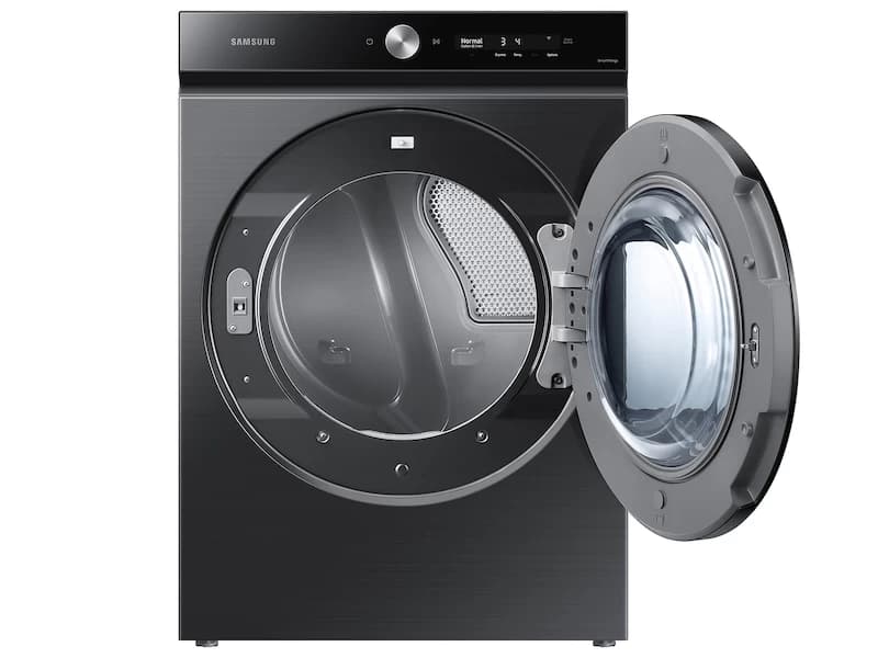 Bespoke 7.6 cu. ft. Ultra Capacity Electric Dryer with Super Speed Dry and AI Powered Smart Dial – Brushed Black view 4