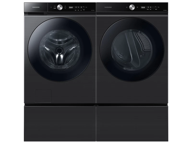 Bespoke 7.6 cu. ft. Ultra Capacity Electric Dryer with Super Speed Dry and AI Powered Smart Dial – Brushed Black view 7