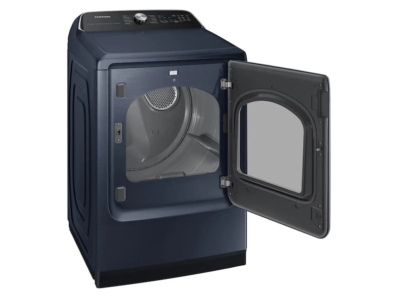 7.4 cu. ft. Smart Electric Dryer with Steam Sanitize+ and Pet Care Dry – Brushed Navy view 3