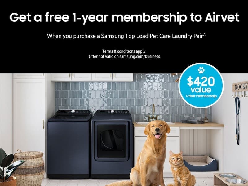 7.4 CF Smart Electric Dryer with Steam Sanitize, Pet Care Dry view 2