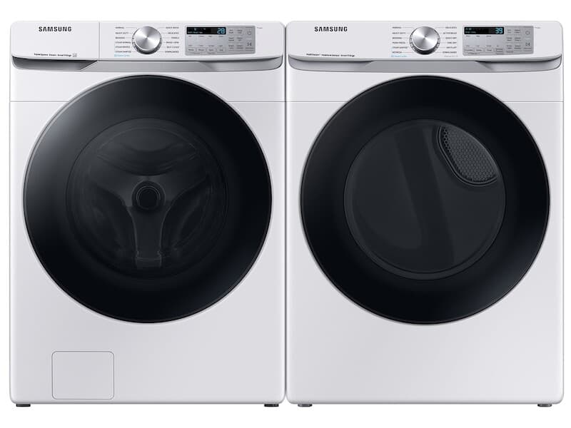 7.5 cu. ft. Smart Gas Dryer with Steam Sanitize+ in White view 9