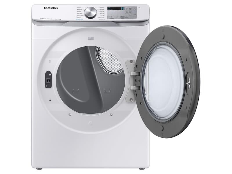 7.5 cu. ft. Smart Gas Dryer with Steam Sanitize+ in White view 10