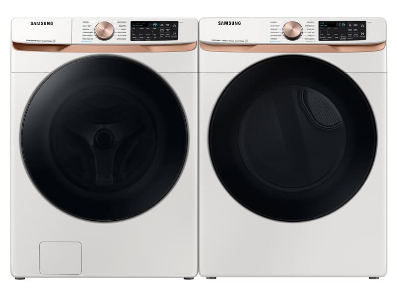 7.5 cu. ft. Smart Gas Dryer with Steam Sanitize+ and Sensor Dry in Ivory view 10