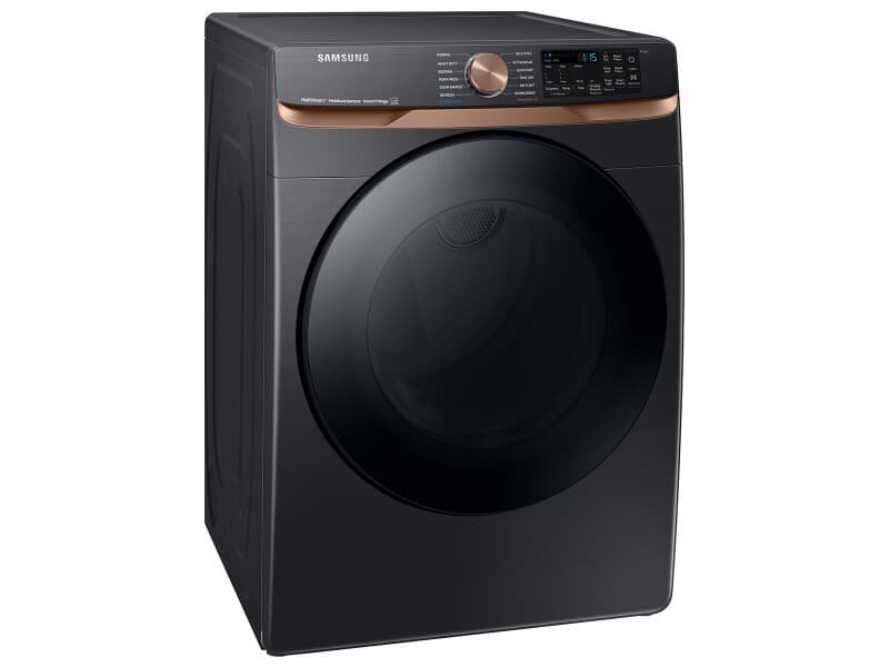 7.5 cu. ft. Smart Gas Dryer with Steam Sanitize+ and Sensor Dry in Brushed Black view 7