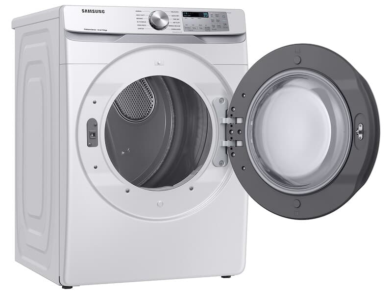 7.5 cu. ft. Smart Gas Dryer with Sensor Dry in White view 9
