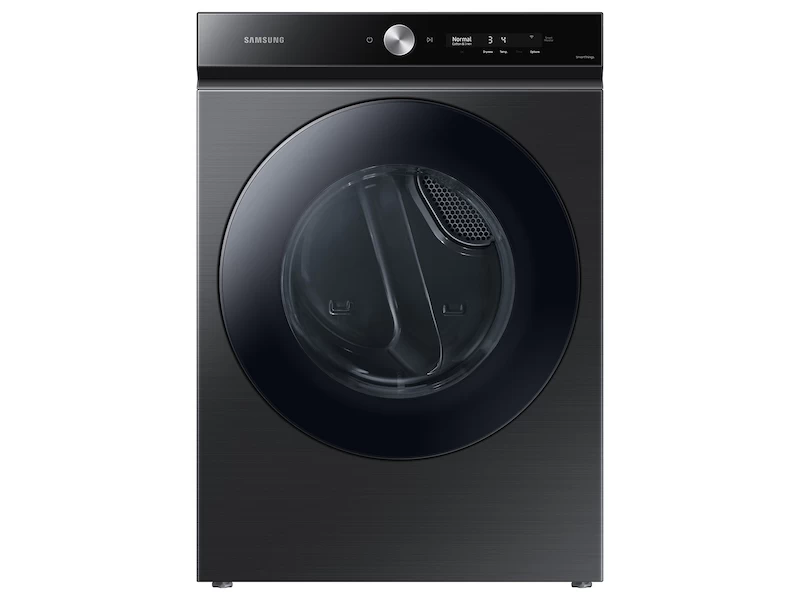 Bespoke 7.6 cu. ft. Ultra Capacity Gas Dryer with Super Speed Dry and AI Powered Smart Dial – Brushed Black