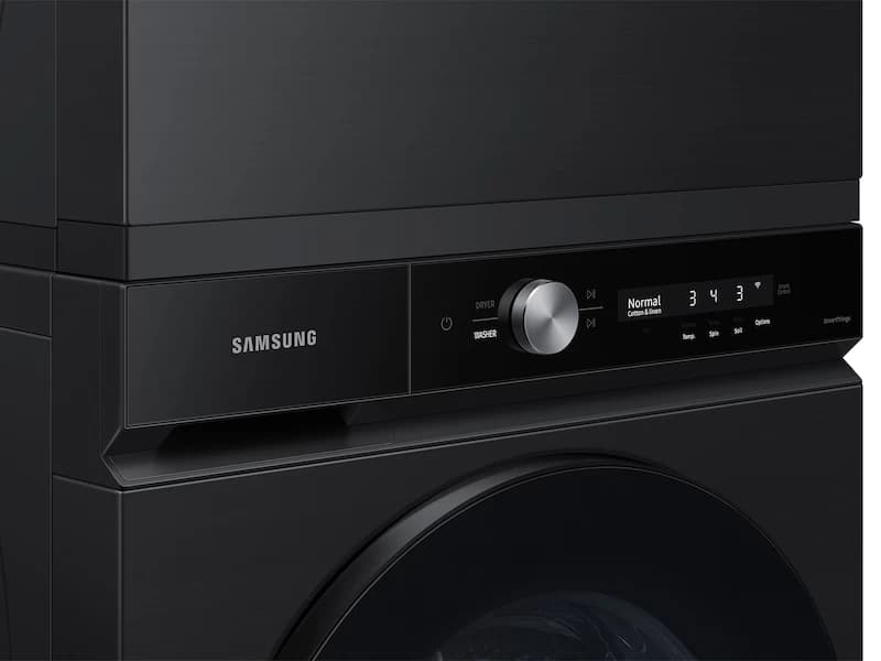Bespoke 7.6 cu. ft. Ultra Capacity Gas Dryer with Super Speed Dry and AI Powered Smart Dial – Brushed Black view 8