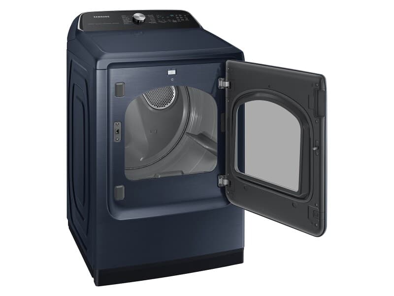 7.4 cu. ft. Smart Gas Dryer with Pet Care Dry and Steam Sanitize+ in Brushed Navy view 9