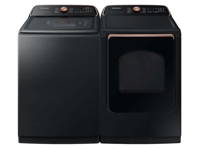 7.4 cu. ft. Smart Gas Dryer with Pet Care Dry and Steam Sanitize+ in Brushed Black view 8