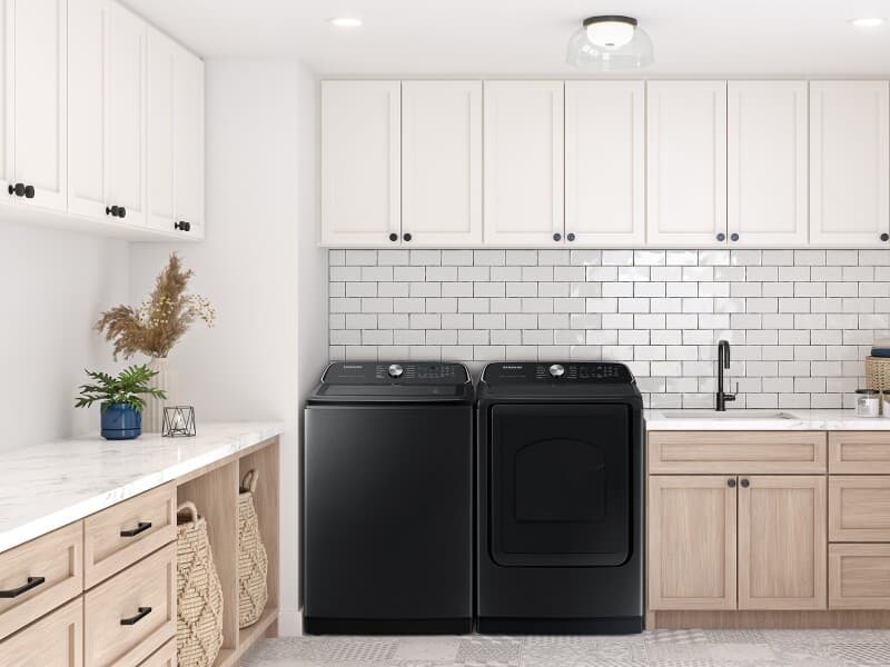 7.4 cu. ft. Smart Gas Dryer with Steam Sanitize+ in Brushed Black view 6