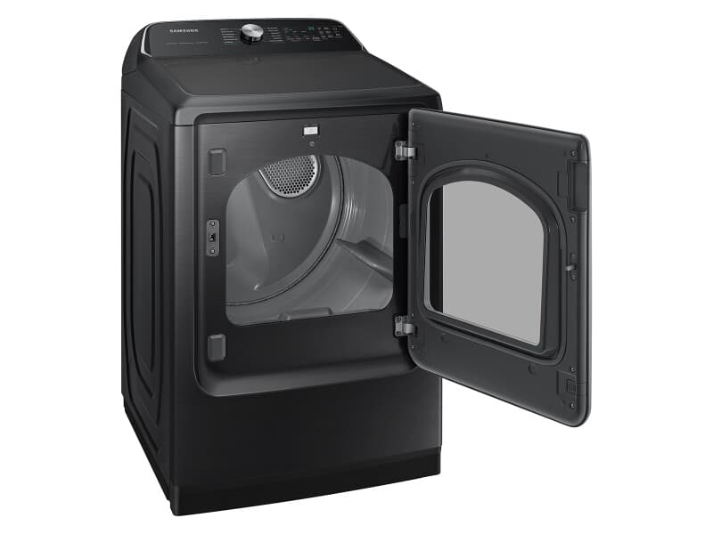 7.4 cu. ft. Smart Gas Dryer with Steam Sanitize+ in Brushed Black view 8