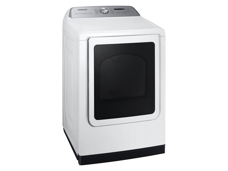 7.4 cu. ft. Smart Gas Dryer with Steam Sanitize+ in White view 7