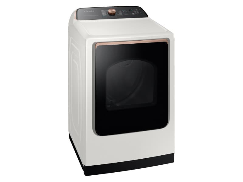 7.4 cu. ft. Smart Gas Dryer with Steam Sanitize+ – Ivory view 7