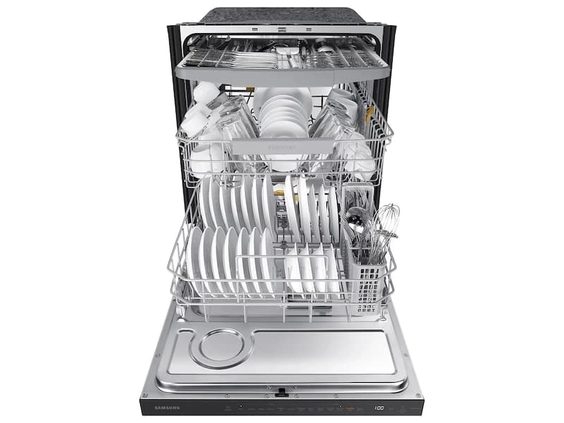 AutoRelease Smart 42dBA Dishwasher with StormWash+™ and Smart Dry in Black Stainless Steel view 2