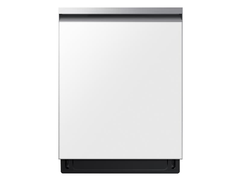 Bespoke, 46 dBA; Storm Wash; 3rd Rack; AutoRelease Dry; Recessed Handle – White Glass