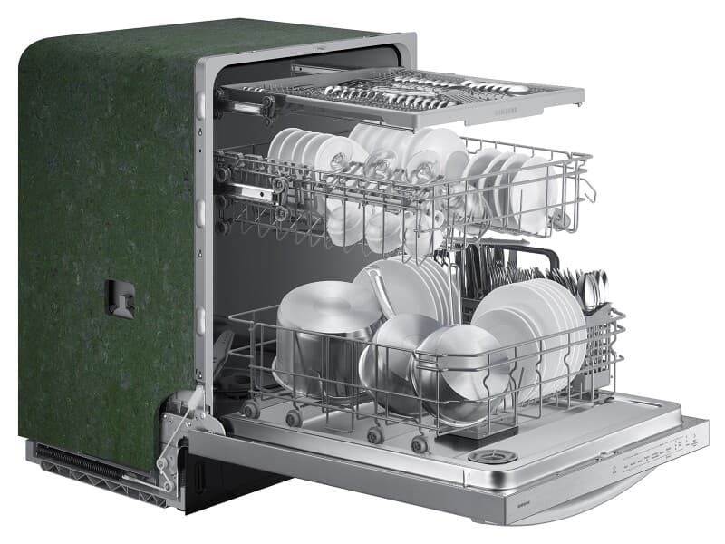 51dBA; 3rd Rack, Adjustable Upper Rack, Hybrid Tub; Integrated Controls – Stainless Steel view 8