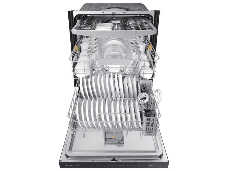 Bespoke AI Dishwasher with StormWash+™ Autorelease™ Door | Wi-Fi 46dBA – Matte Black Steel view 7