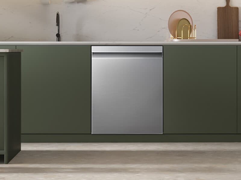 46 dBA; Storm Wash; 3rd Rack; AutoRelease Dry; Recessed Handle – Stainless Steel view 3