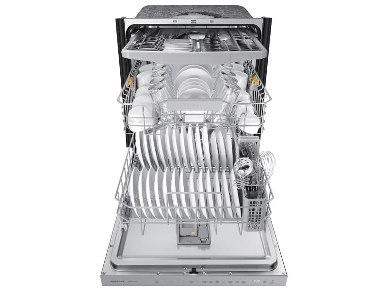 46 dBA; Storm Wash; 3rd Rack; AutoRelease Dry; Recessed Handle – Stainless Steel view 7