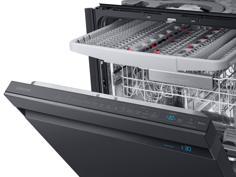 AutoRelease Smart 39dBA Dishwasher with Linear Wash in Black Stainless Steel view 8