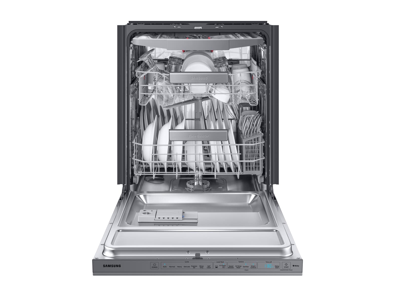 AutoRelease Smart 39dBA Dishwasher with Linear Wash in Stainless Steel view 4