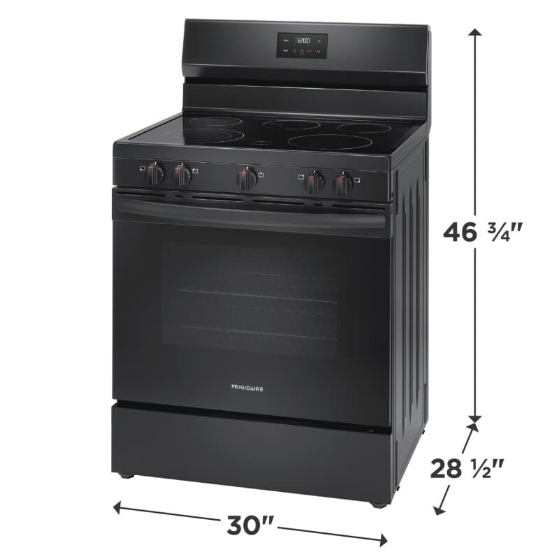 30" Electric Range view 5