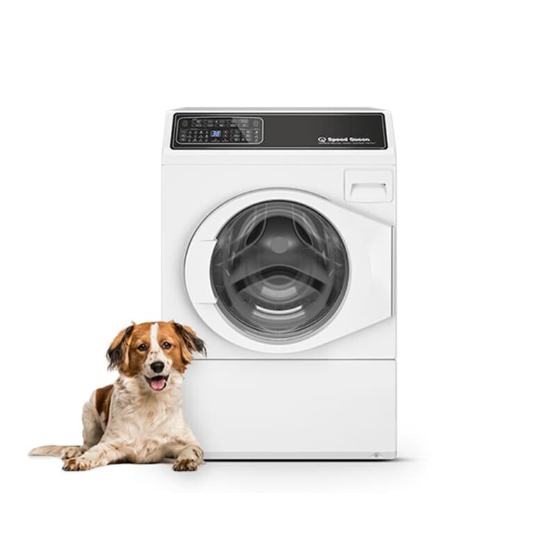 FF7 White Right-Hinged Front Load Washer with Pet Plus