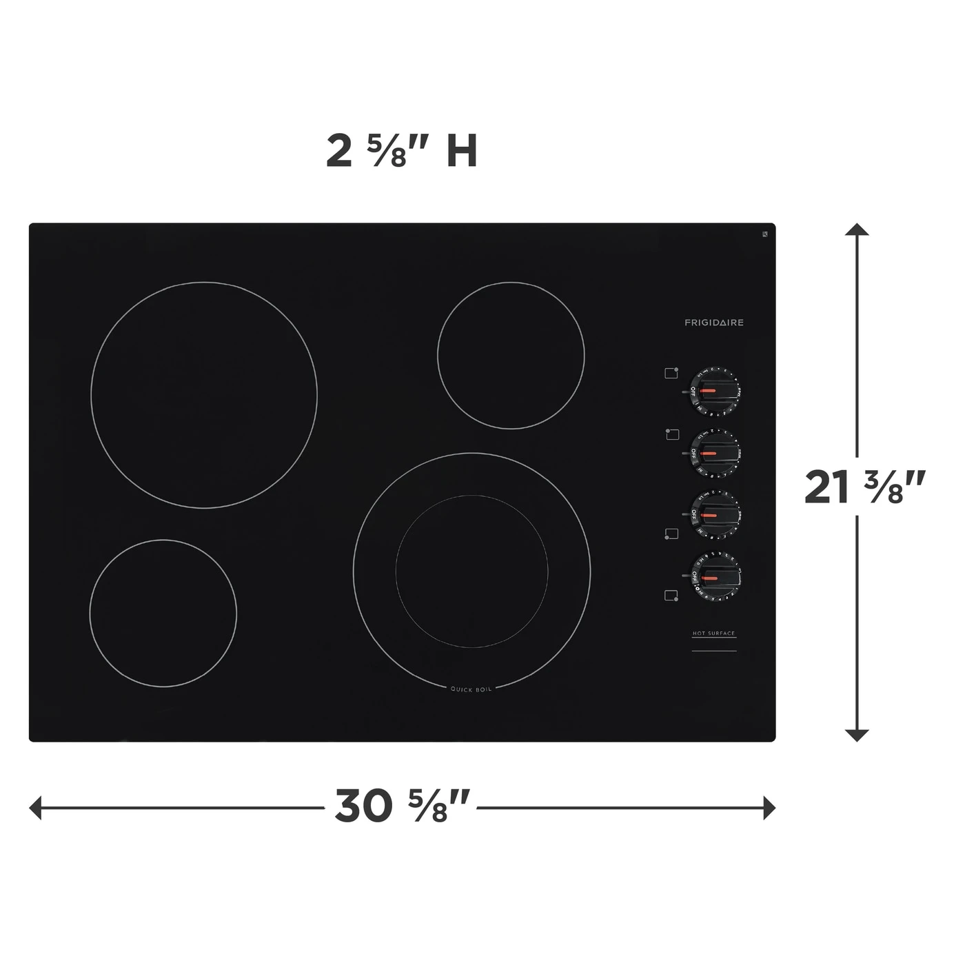30" Electric Cooktop view 4