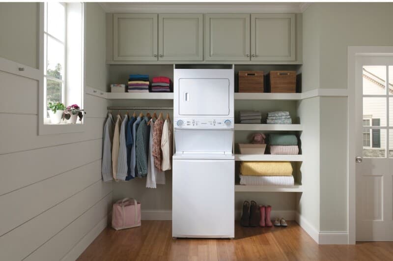 Electric Washer/Dryer Laundry Center - 3.9 Cu. Ft Washer and 5.5 Cu. Ft. Dryer view 6