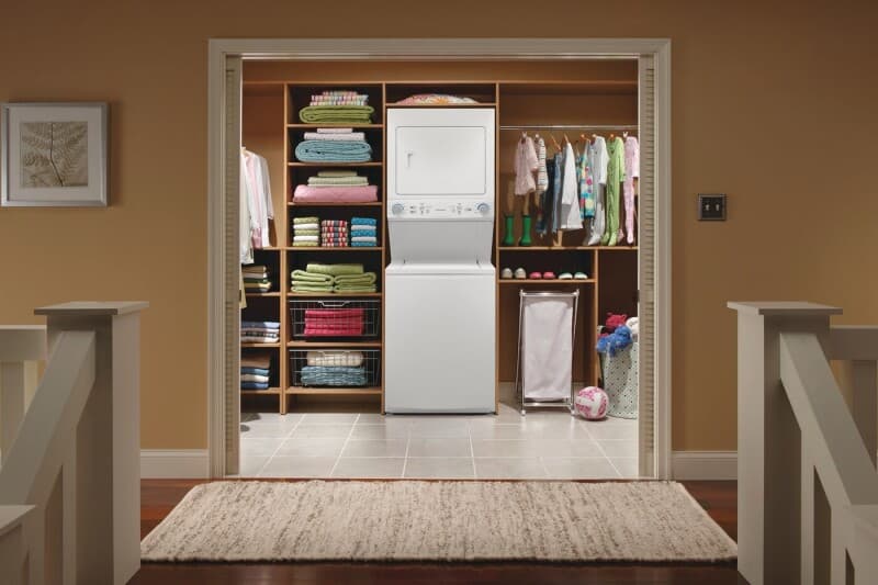 Electric Washer/Dryer Laundry Center - 3.9 Cu. Ft Washer and 5.5 Cu. Ft. Dryer view 7